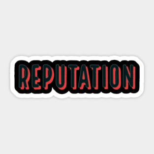 Reputation#1 Sticker